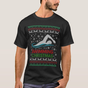 Schwimmen-Weihnachten T-Shirt
