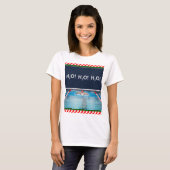 Schwimmen Weihnachten T-Shirt (Vorne ganz)