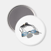SchwimmenBrille091210 Magnet (Vorderseite/Rückseite)