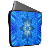 Schwimmende Blume... Laptopschutzhülle (Vorne Rechts)