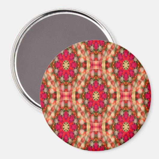 Schwimmende Blume.... Magnet (Vorderseite/Rückseite)