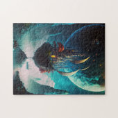 Schwimmende Burg Schifffahrtsgesellschaft Luganers Puzzle (Horizontal)