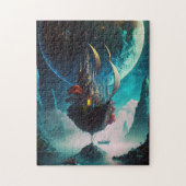 Schwimmende Burg Schifffahrtsgesellschaft Luganers Puzzle (Vertikal)