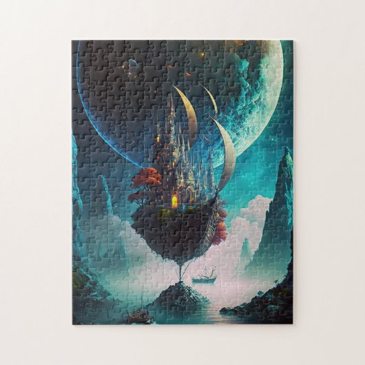 Schwimmende Burg Schifffahrtsgesellschaft Luganers Puzzle (Vertikal)