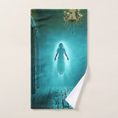 Schwimmende Darstellung Badhandtuch Set (Handtuch)