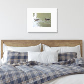 Schwimmende Enten Leinwanddruck (Insitu (Schlafzimmer))