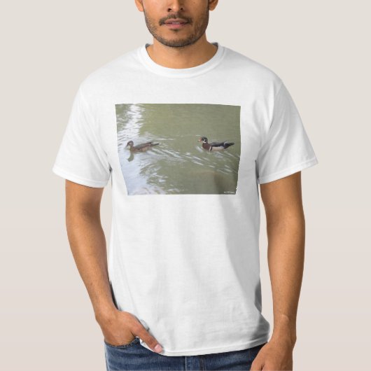 Schwimmende Enten T-Shirt (Vorderseite)
