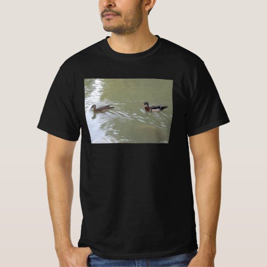 Schwimmende Enten T-Shirt (Vorderseite)