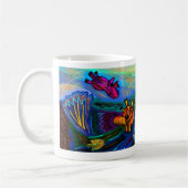 schwimmende Esel Kaffeetasse (Links)