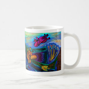 schwimmende Esel Kaffeetasse