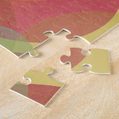 Schwimmende Farbkreise Abstrakte digitale Kunst Puzzle (Seite)