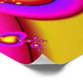 Schwimmende Fraktale Poster (Ecke)