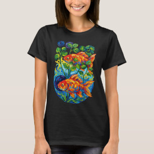 Schwimmende Goldfische T-Shirt