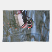 Schwimmende hölzerne Ente Handtuch (Horizontal)