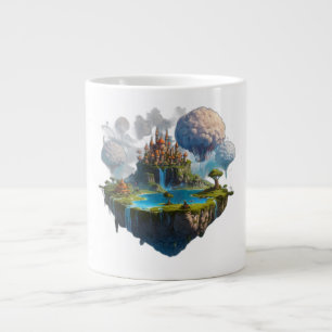 schwimmende Insel Jumbo-Tasse