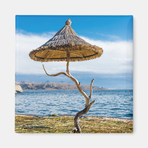 Schwimmende Inseln, Lago Titicaca, Bolivien, Magnet