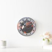 Schwimmende Koi Runde Wanduhr (Zuhause)