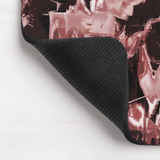 Schwimmende Kupfer- oder Felsschaufeln über dunkel Mousepad (Ecke)