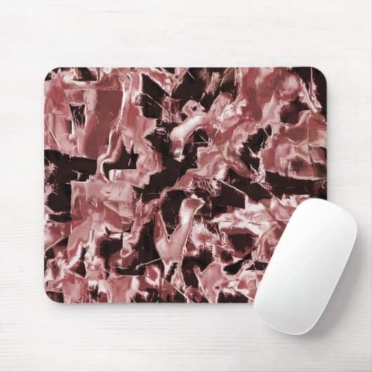 Schwimmende Kupfer- oder Felsschaufeln über dunkel Mousepad (Mit Mouse)