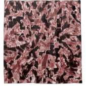 Schwimmende Kupfer- oder Gesteinsklingen auf dunkl Duschvorhang (Vorderseite)