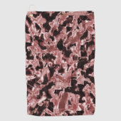 Schwimmende Kupfer- oder Gesteinsklingen auf dunkl Golfhandtuch (Vorderseite)