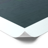 Schwimmende Petalen von Steinkonstruktionen Poster (Ecke)