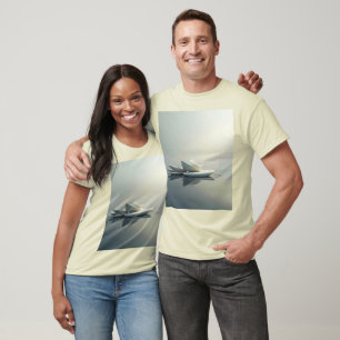 Schwimmende Petalen von Steinkonstruktionen T-Shirt