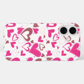 Schwimmende rosa Liebe Herz Case-Mate iPhone Hülle (Rückseite (Horizontal))