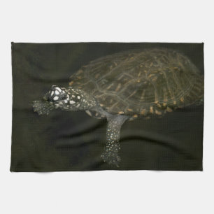 Schwimmende Schildkröte Küchentuch
