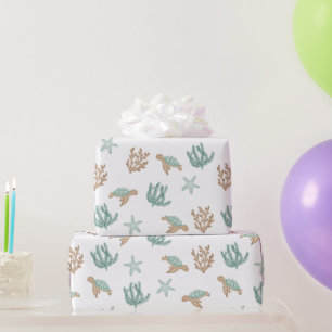 Schwimmende Schildkröten   Geschenkpapier