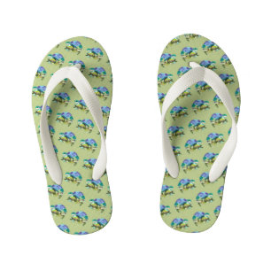 Schwimmende Schildkröten Muster Kinderbadesandalen
