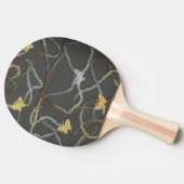 Schwimmende Schmetterlinge Tischtennis Schläger (Seitenansicht)