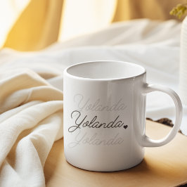 Schwimmende Signatur Kaffeetasse