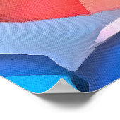 Schwimmende Sonnenschirme Art Poster (Ecke)