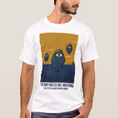 Schwimmende Steine beobachten T-Shirt (Vorderseite)