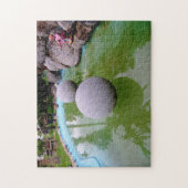 Schwimmende Steine Indien. Puzzle (Vertikal)