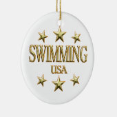 Schwimmende USA Keramik Ornament (Rechts)