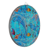 Schwimmendelphine Dartboard Dartscheibe (Vorderseite Links)