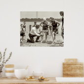 SCHWIMMENDER ANZUG SKIRT PATROL 1922 POSTER (Küche)