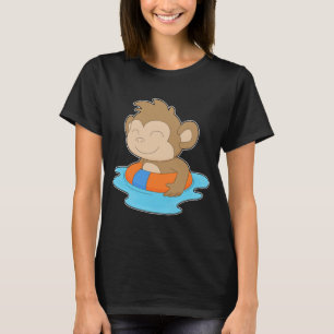 Schwimmender aufblasbarer Affe Sommer T-Shirt