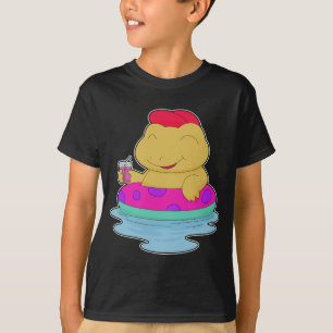 Schwimmender Frosch Schwimmring T-Shirt