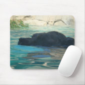 Schwimmender Grizzlybär Mousepad (Mit Mouse)