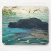 Schwimmender Grizzlybär Mousepad (Vorne)