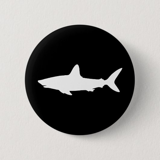 Schwimmender Hai Button (Vorderseite)