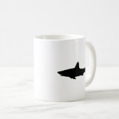 Schwimmender Hai Kaffeetasse (VorderseiteRechts)