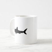 Schwimmender Hai Kaffeetasse (Vorderseite Links)