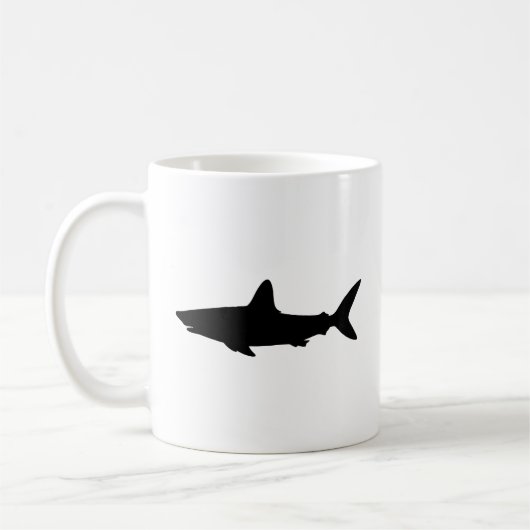 Schwimmender Hai Kaffeetasse (Links)