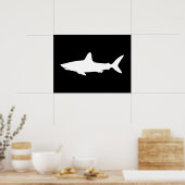 Schwimmender Hai Poster (Küche)