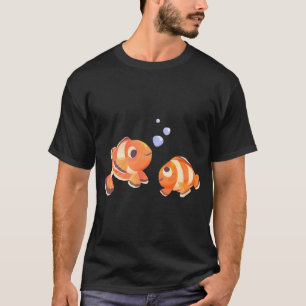 Schwimmender Korallenclownfisch T-Shirt