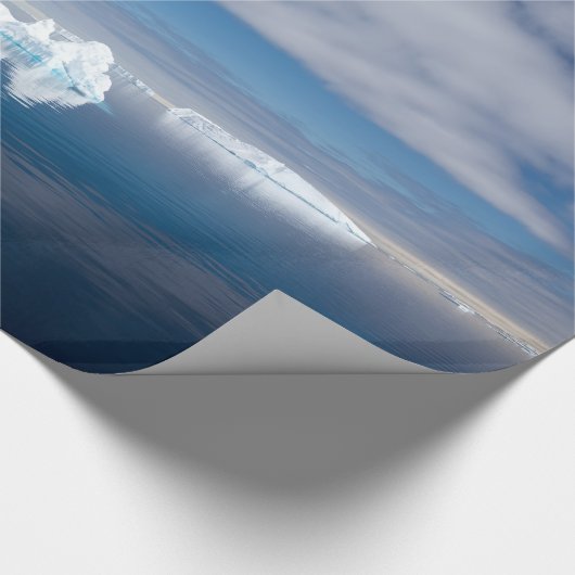 Schwimmendes Eis in der Antarktis Geschenkpapier (Ecke)